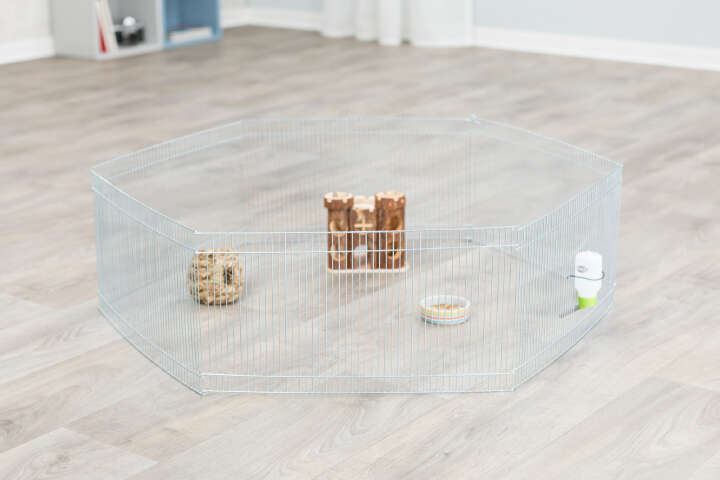 TRIXIE Freilaufgehege, Indoor, Hamster, Metall, verzinkt